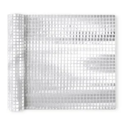 Bordslöpare med silverfärgade paljetter 275 × 28 cm