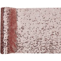 Bordslöpare - Roséguldpaljetter 3 meter