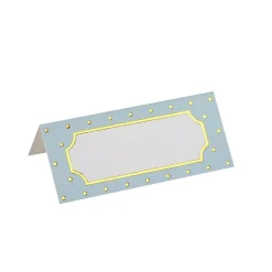 Bordsplaceringskort Ljusblå 10-pack