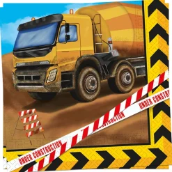 Byggarbetsplats - Servetter 20-pack