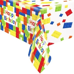 Byggklossar - Plastduk 137 x 213 cm