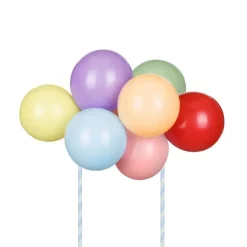 Cake Topper Ballongset Rainbow