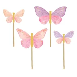 Cake Toppers - Fjärilar 12-pack