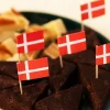 Cake Toppers - Flaggor Danmark 50-pack