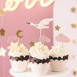 Cake Toppers - Stork 7-pack