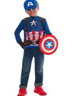 Captain America Maskeradset 4-6 år