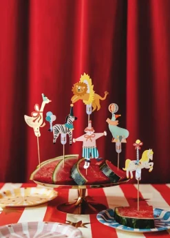 Cirkus Caketoppers 6-pack