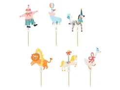 Cirkus Caketoppers 6-pack