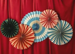 Cirkus Dekorationsrosetter 26-43 cm