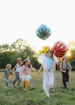 Cirkus Grön Folieballong 75 cm