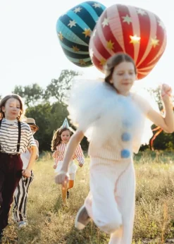 Cirkus Röd Folieballong 75 cm