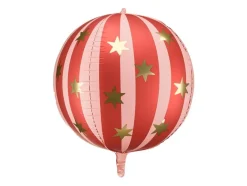 Cirkus Röd Folieballong 75 cm