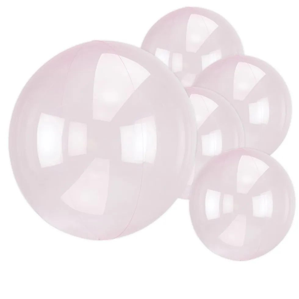 Clearz Crystal, Ljusrosa ballong 1-pack