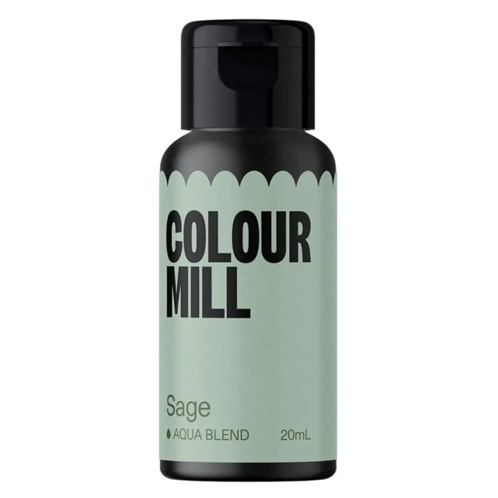 Colour Mill - Vattenbaserad ätbar färg salvia grön 20 ml
