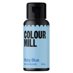 Colour Mill - Vattenbaserad ätbar färg ljusblå 20 ml
