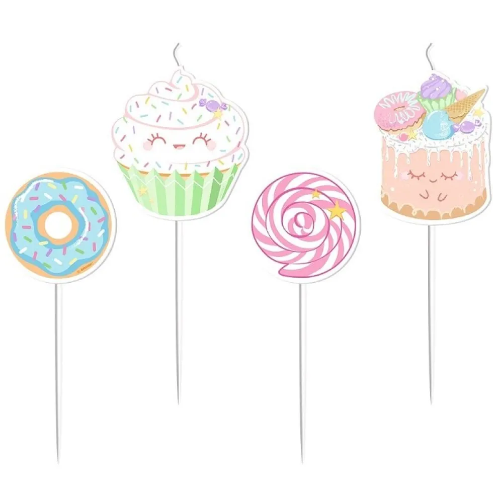 Crazy Cake - Tårtljus 4-pack