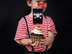 Cupcake Kit Pirattema, 6-pack