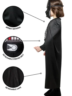 Darth Vader Maskeraddräkt Barn 7-8 år (122-128 cm)