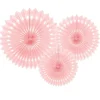 Dekorationsmånar ljusrosa 3-pack