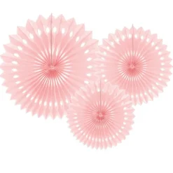Dekorationsmånar ljusrosa 3-pack