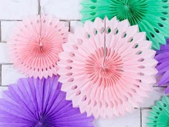 Dekorationsmånar ljusrosa 3-pack