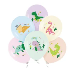 Dinosaurieballonger 6-pack