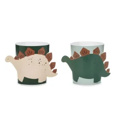 Dinosaurie DIY Muggöverdrag 6-pack
