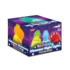 Dinosaurie Färgskiftande Nattlampor 3-pack