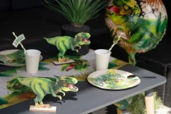 Dinosaurie - Pappsugrör 8-pack
