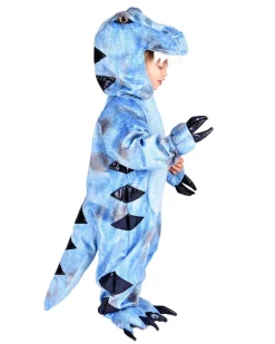 Dinosaurie T-Rex Jumpsuit Maskeraddräkt Barn 3-5 år