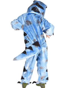 Dinosaurie T-Rex Jumpsuit Maskeraddräkt Barn 3-5 år