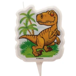 Dinosaurie, Tårtljus 7,5 cm