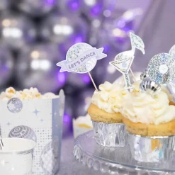 Disco - Cake Toppers 8-pack