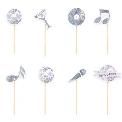 Disco - Cake Toppers 8-pack