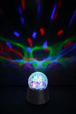 Discokula med LED-ljus