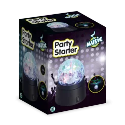 Discokula med LED-ljus
