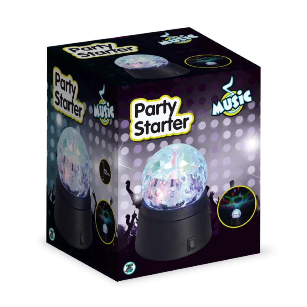 Discokula med LED-ljus