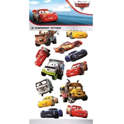 Disney Bilar - Tatueringar 12-pack