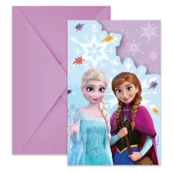 Disney Frost - Inbjudningskort 6-pack