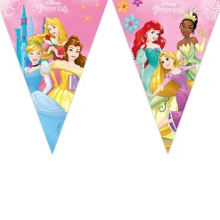 Disney Prinsessor - Flaggirlang av papper 230 cm