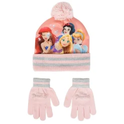 Disney Prinsessor - Mössa och vantar