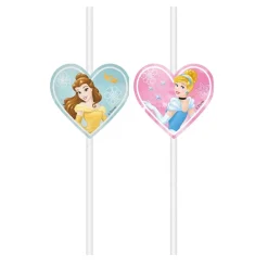 Disney Prinsessor - Pappsugrör 4-pack