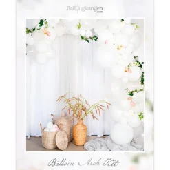 DIY Ballongbåge Vit