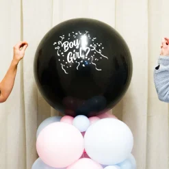 DIY Ballongpelare - Gender Reveal