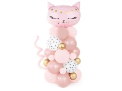DIY Ballongpelare - Rosa Katt