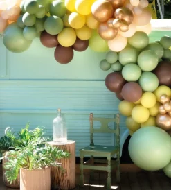DIY Deluxe Ballongbåge - Jungle Green