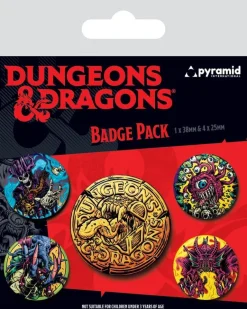 Dungeons & Dragons - Knappar 5-pack