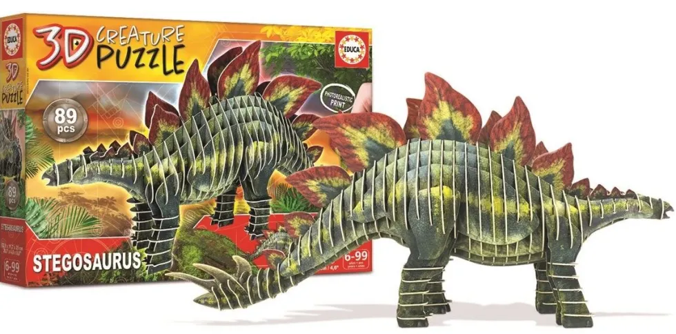 Educa 3D Pussel - Stegosaurus 89 bitar