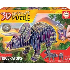 Educa 3D Pussel - Triceratops 67 bitar