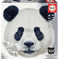 Educa Silhuett Pussel, Panda ansikte 353 bitar